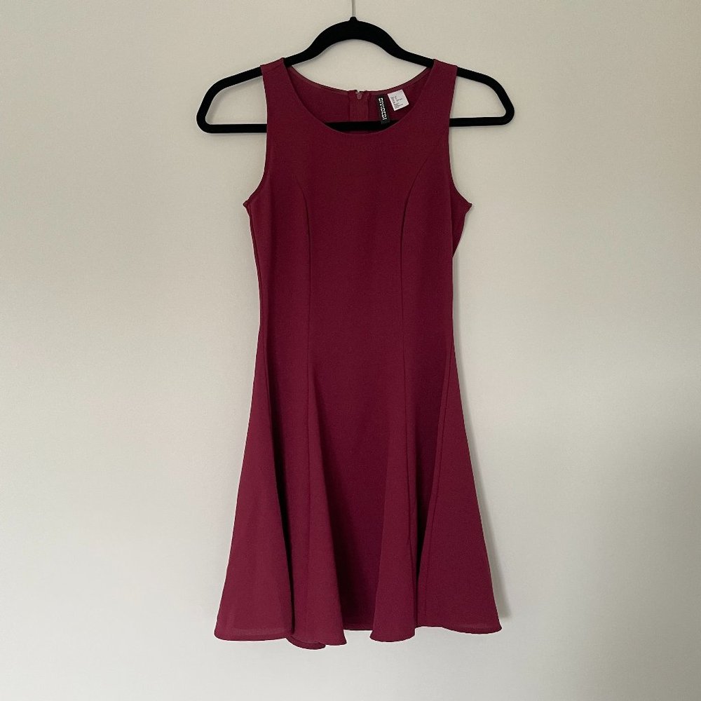 Burgundy Dress